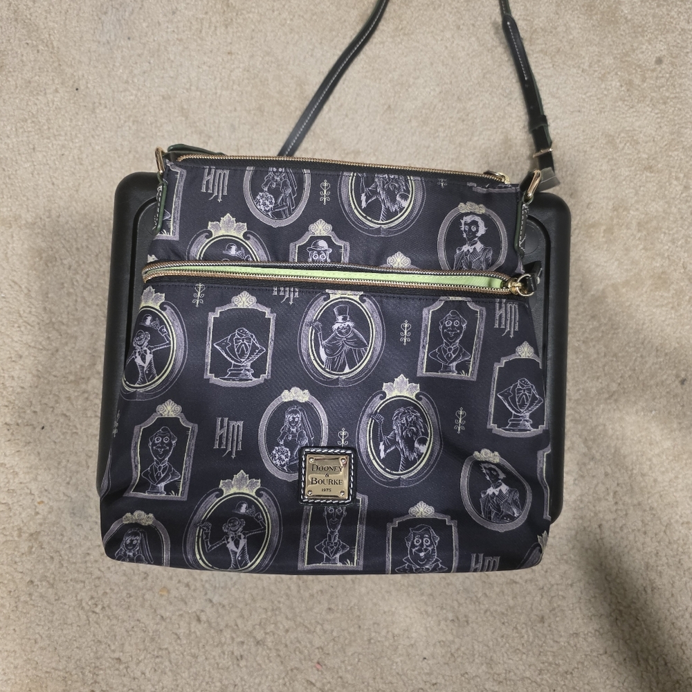 Dooney & Bourke Black Patterned Men's Bag
